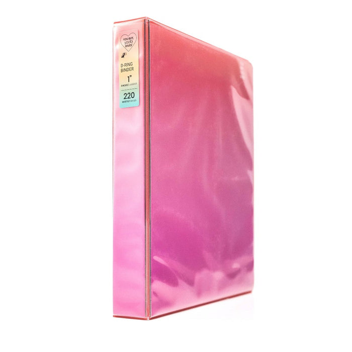 1" Ring Binder Pink Ombre - Yoobi