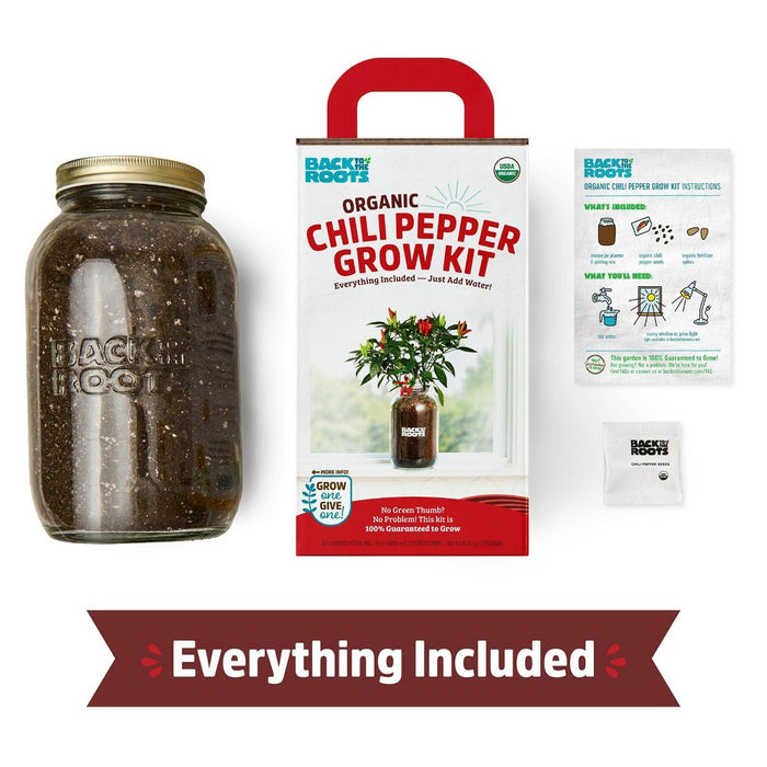 Back to the Roots Organic Chili Pepper Grow Kit