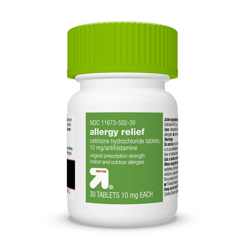 Cetirizine Hydrochloride Allergy Relief Tablets - 30ct - up & up