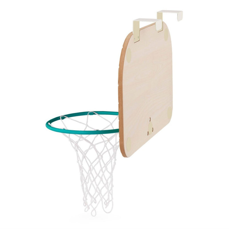 B. sports Over-the-Door Basketball Hoop - Wooden Basketball Set