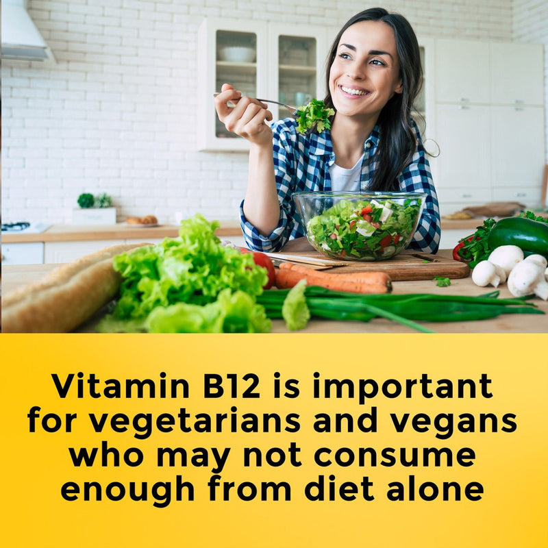 Nature Made Vitamin B12 1000 mcg, Energy Metabolism Support, Vitamin B 12 Time Release Tablets - 160ct