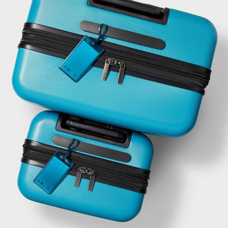 2pk Jelly Luggage Tag Teal - Open Story