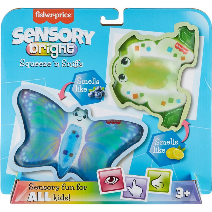 FisherPrice Sensory Bright Butterfly & Frog Squeeze 'n Sniff Scented Goo Animals