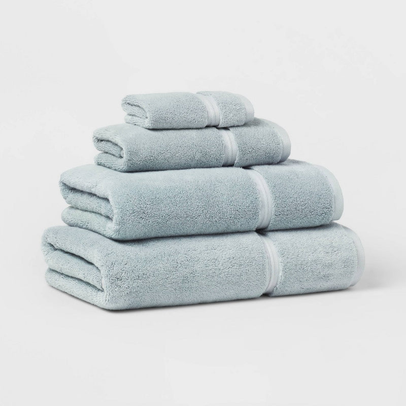 Spa Plush Hand Towel Light Blue - Threshold