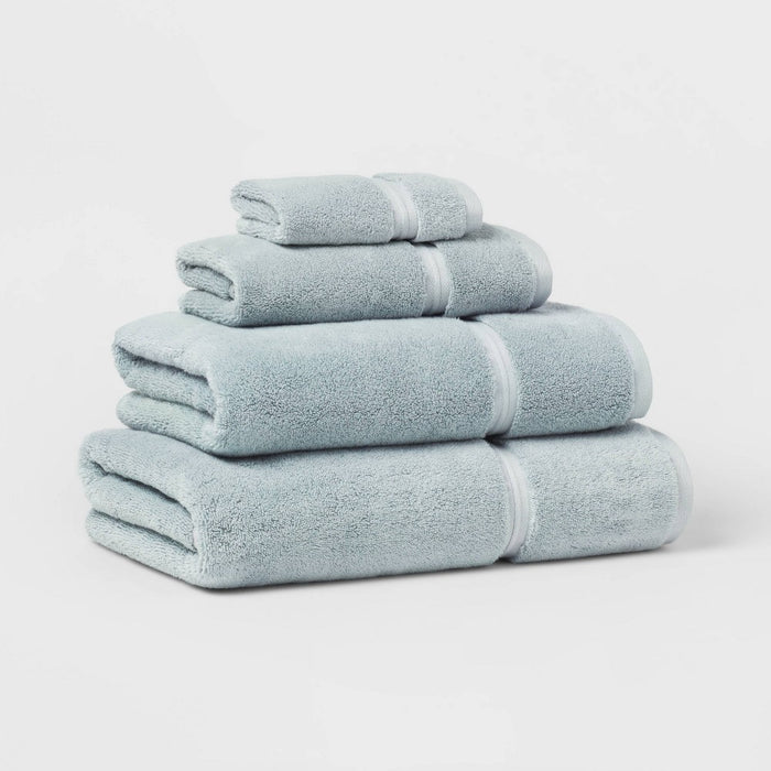 Spa Plush Hand Towel Light Blue - Threshold