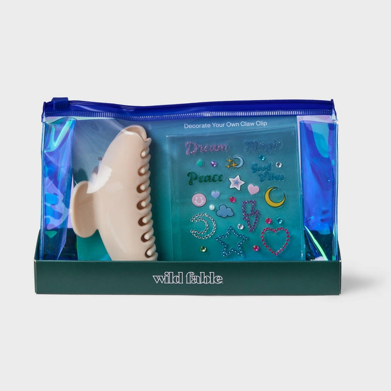 DIY Claw Hair Clip Stickers Kit - Wild Fable Ivory