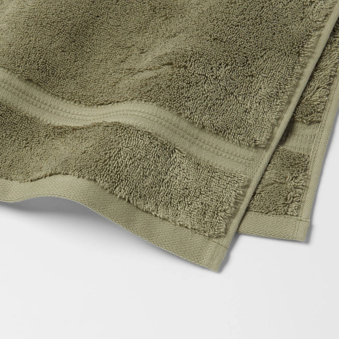 Total Fresh Antimicrobial Hand Towel Olive Green - Threshold