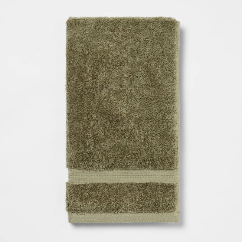 Total Fresh Antimicrobial Hand Towel Olive Green - Threshold