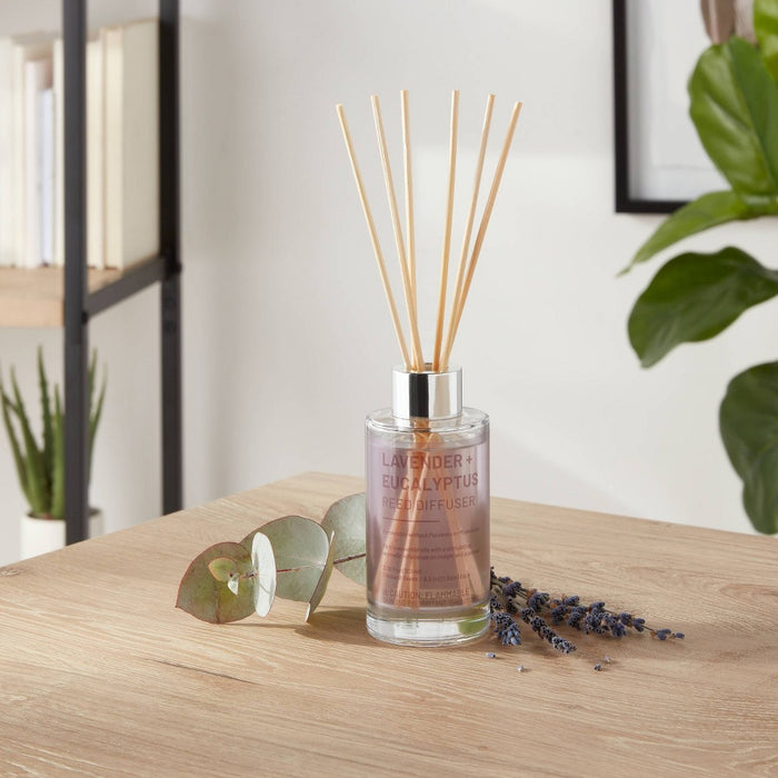 100ml Glass Reed Diffuser Lavender & Eucalyptus - Threshold