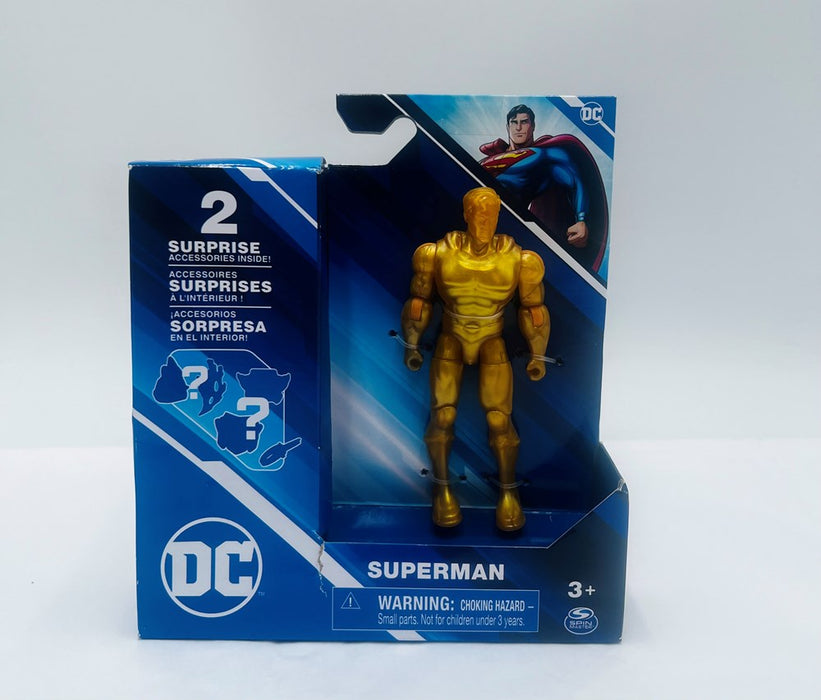 DC Comics, 4-Inch Superman Action Figure with Mystery Accessories SEE DETAILS