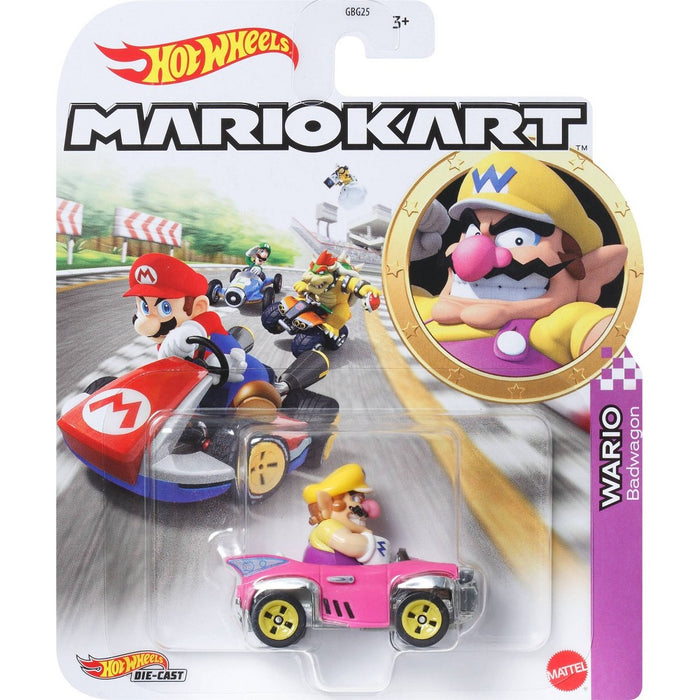 Hot Wheels Mario Kart Vehicles Wario Badwagon
