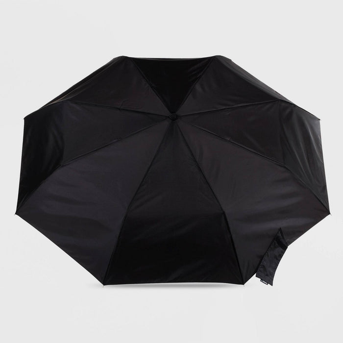 Totes Men's One-touch Auto Open Close Sunguard ECO Compact Umbrella - Black
