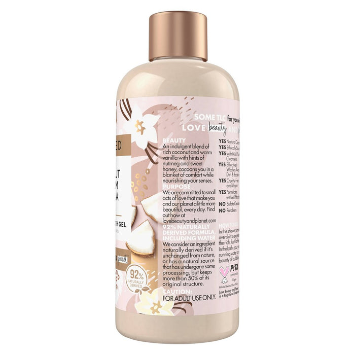 Beloved Mini Shower & Bath Gel - Coconut & Warm Vanilla - Travel Size - 3 fl oz