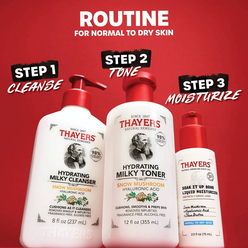 Thayers Natural Remedies Soak it Up 80hr Liquid Face Moisturizer - 2.5 fl oz