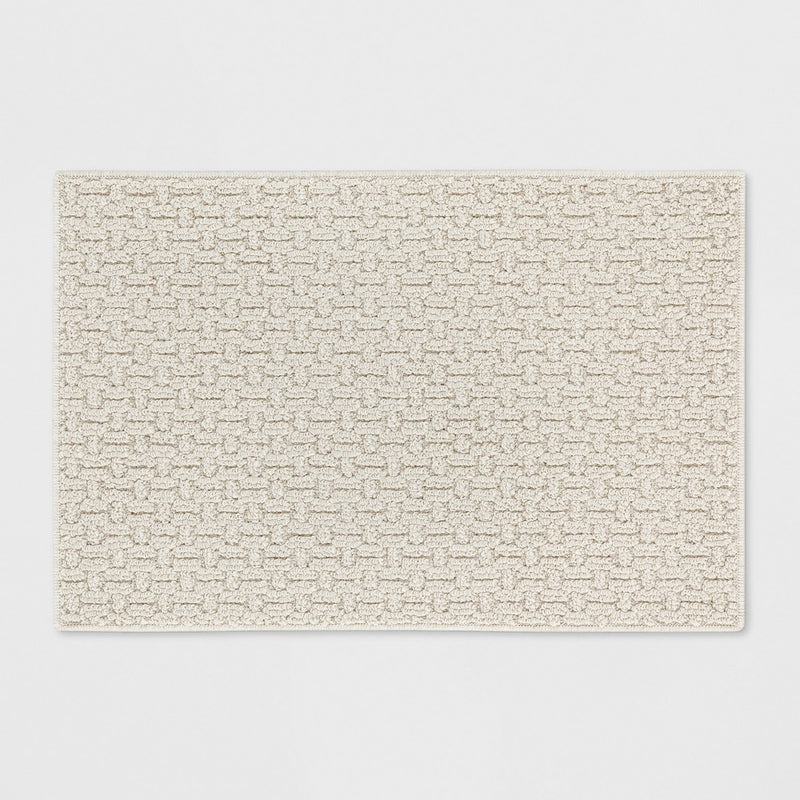 1'8"x2'6" Washable Solid Accent Rug Tan - Made By Design