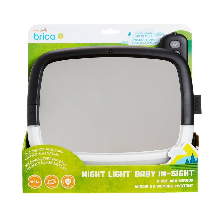 Munchkin Brica Night Light Baby In Sight Pivot Car Mirror