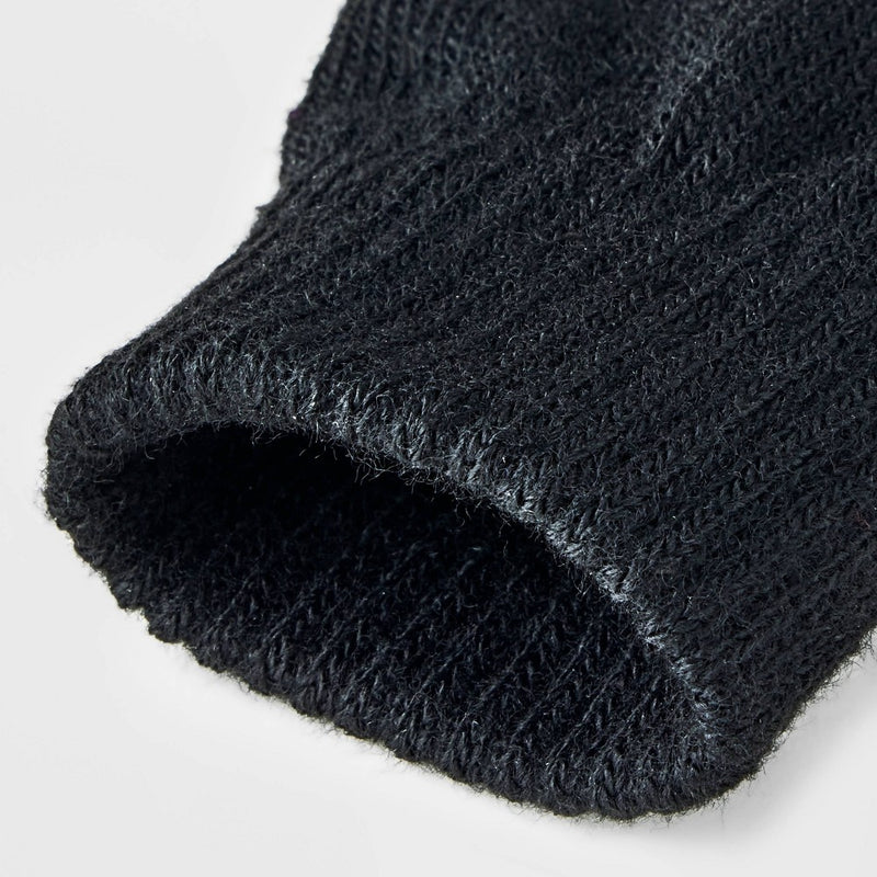 Toddler 5pk Gloves - Cat & Jack Black One Size Fits Most