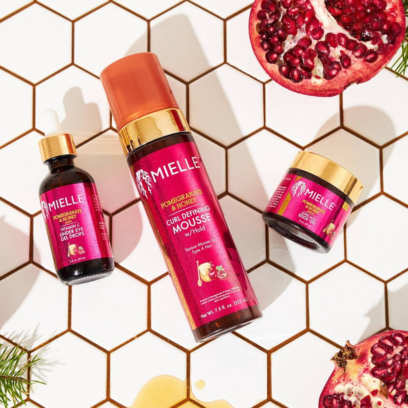 Mielle Organics Pomegranate and Honey Curl Defining Mousse with Hold - 7.5 fl oz