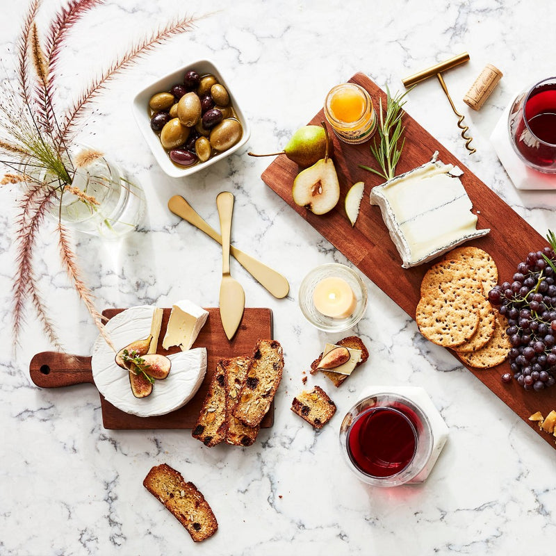 10" x 5" Wooden Single Serve Mini Cheese Board - Threshold