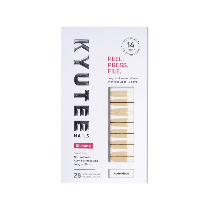 Kyutee Nail Art - Nude Mood - 28pc