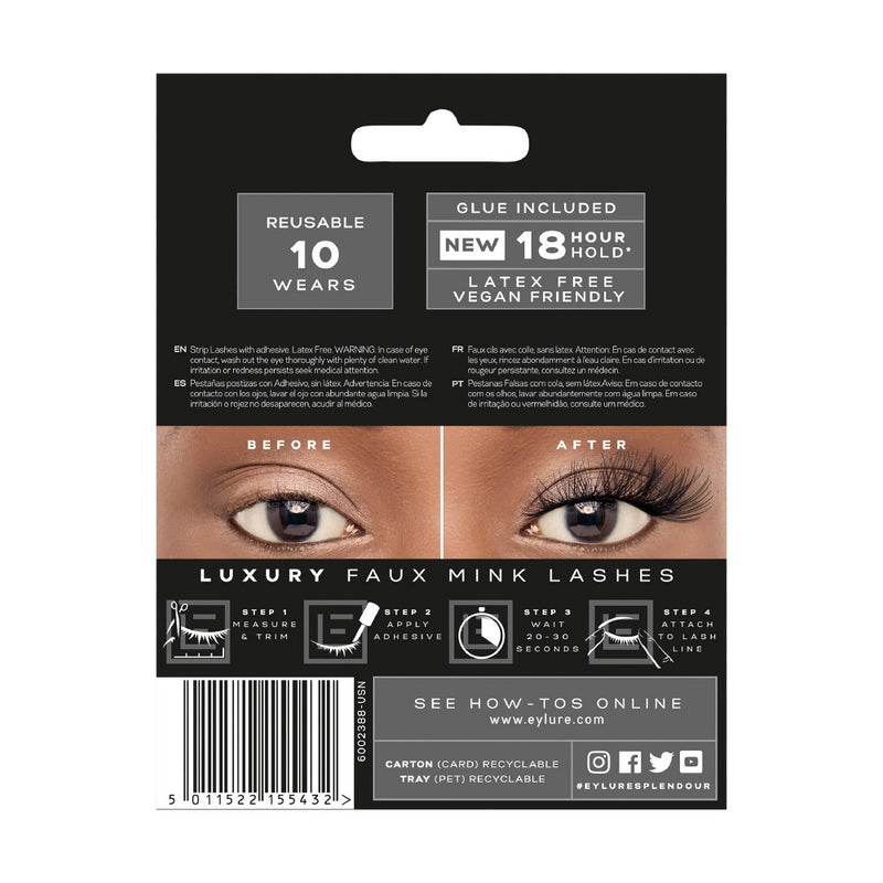 Eylure Luxe XL Splendour False Eyelashes - 1pr