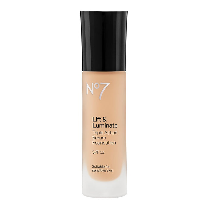 No7 Lift & Luminate Triple Action Serum Foundation - 09 Deeply Honey - 1 fl oz