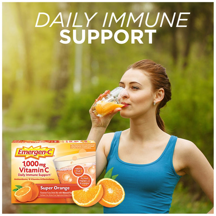 Emergen-C Vitamin C Drink Mix Packets - Super Orange - 30ct