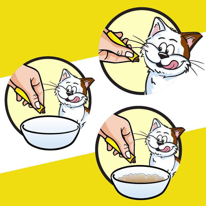 Temptations Creamy Puree with Chicken Lickable Squeezable Adult Cat Treats - 1.7oz