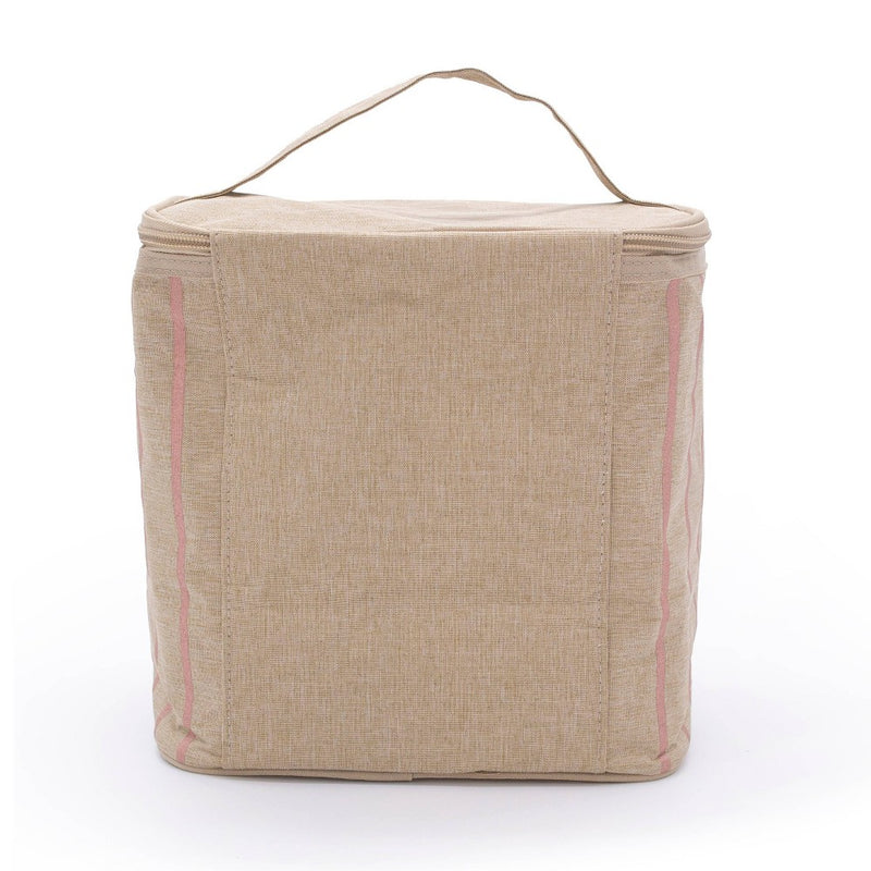 Nourish by SoYoung Lunch Bag - Rose Gold Pinstripe