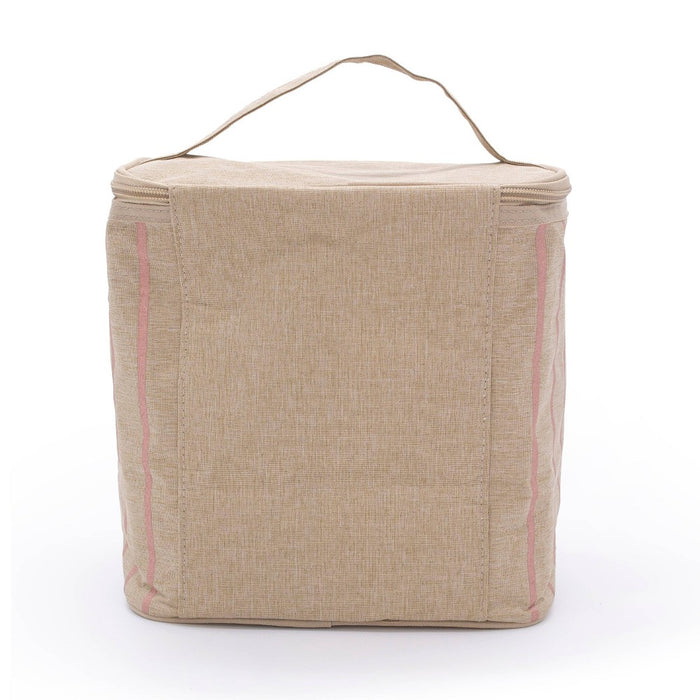 Nourish by SoYoung Lunch Bag - Rose Gold Pinstripe