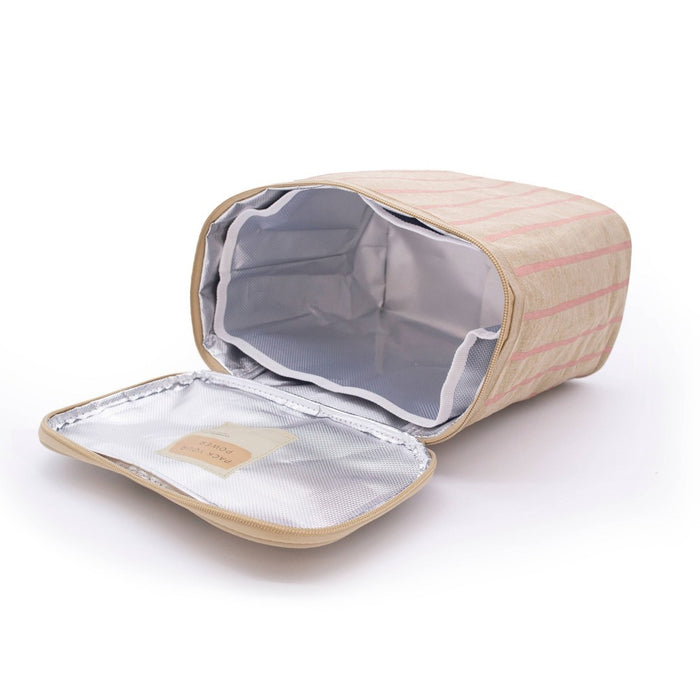 Nourish by SoYoung Lunch Bag - Rose Gold Pinstripe