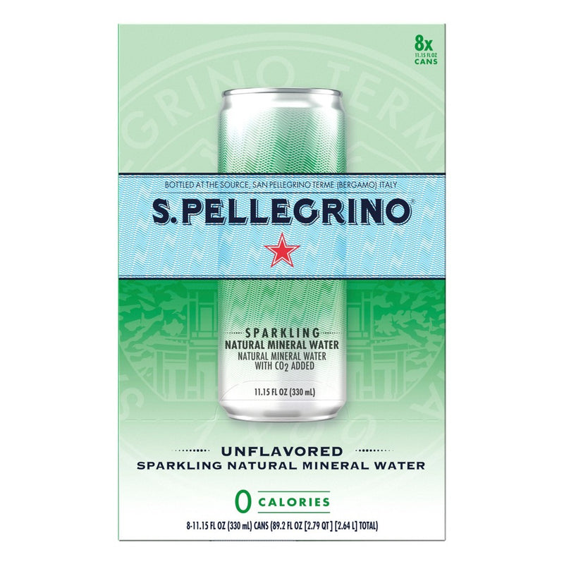 S.Pellegrino Sparkling Natural Mineral Water - 8pk/11.15 fl oz Cans