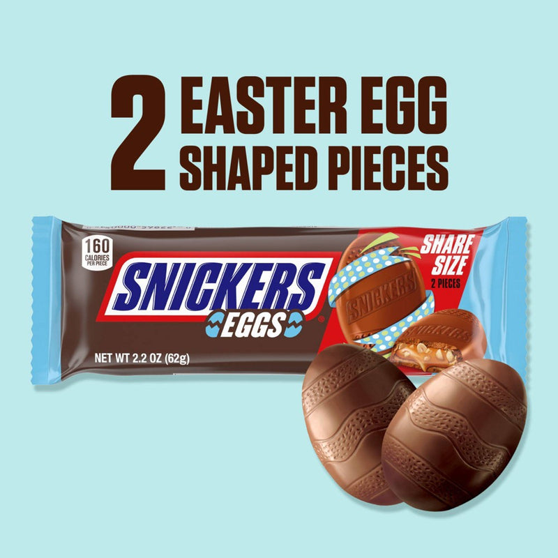 Snickers Easter Milk Chocolate Eggs - 2.20oz