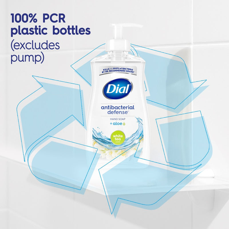 Dial Pump White Tea Liquid Hand Soap - 11 fl oz