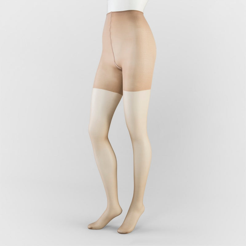 Hanes Premium Women's Sheer High-Waist Shaping Pantyhose - Nude M