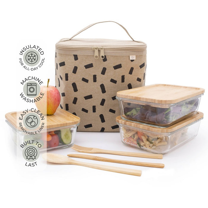 Nourish by SoYoung Lunch Bag - Block Confetti