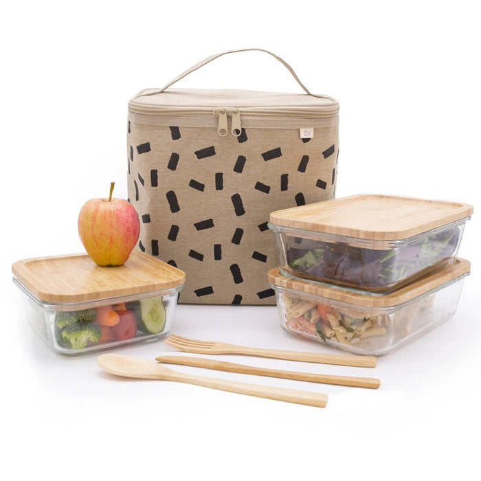 Nourish by SoYoung Lunch Bag - Block Confetti