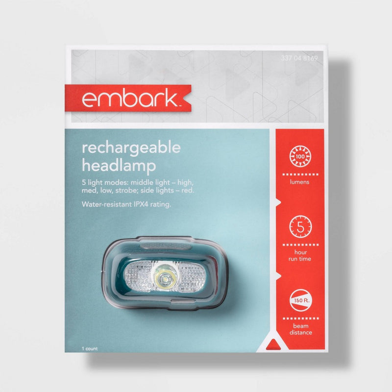 Rechargeable Green LED Headlamp - Embark