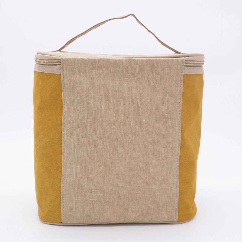 Nourish by SoYoung Lunch Bag - Mustard Stripes