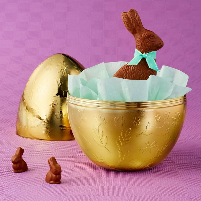 14" Gold Plastic Easter Egg - Spritz