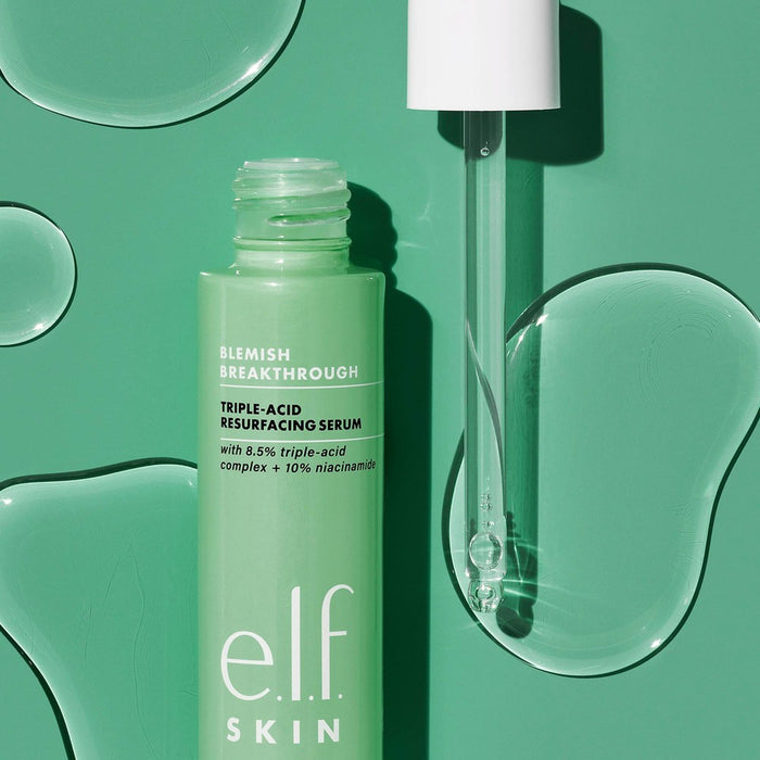 e.l.f. Blemish Breakthrough Triple-Acid Resurfacing Serum - 0.94 fl oz