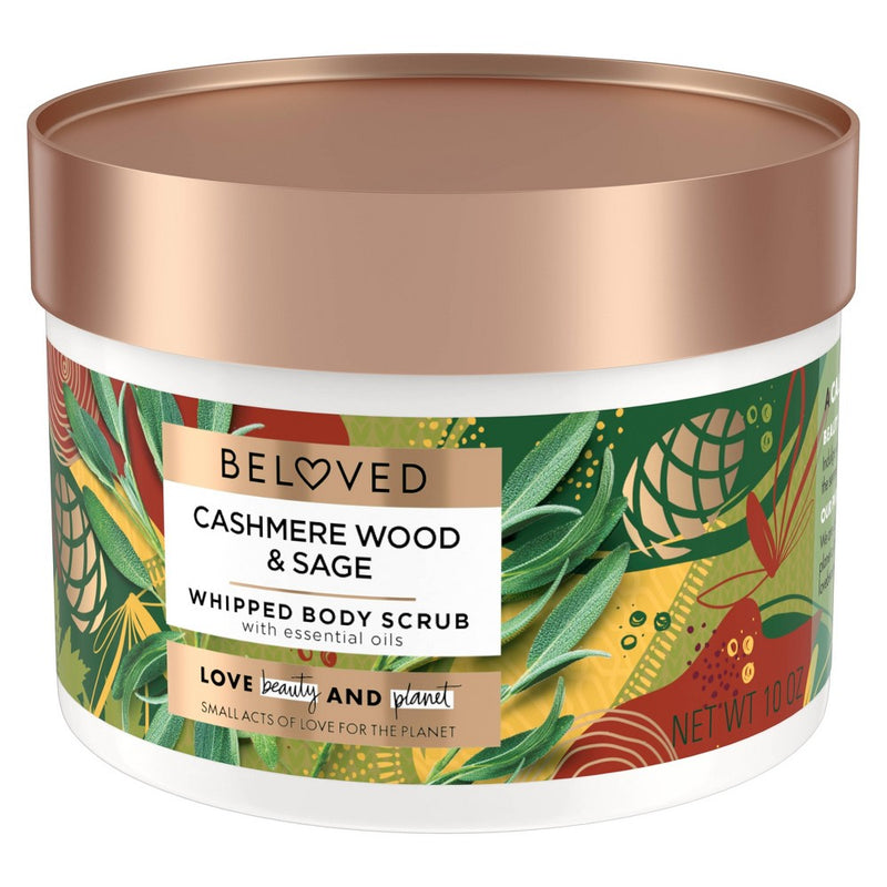 Beloved Cashmere Wood and Sage Body Scrub - 10oz