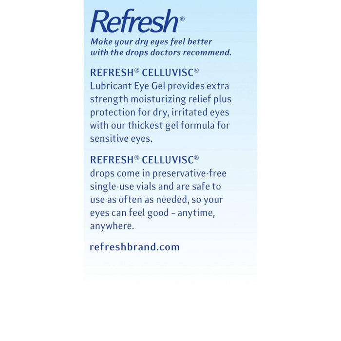 Refresh Celluvisc Lubricant Eye Drops - 30ct