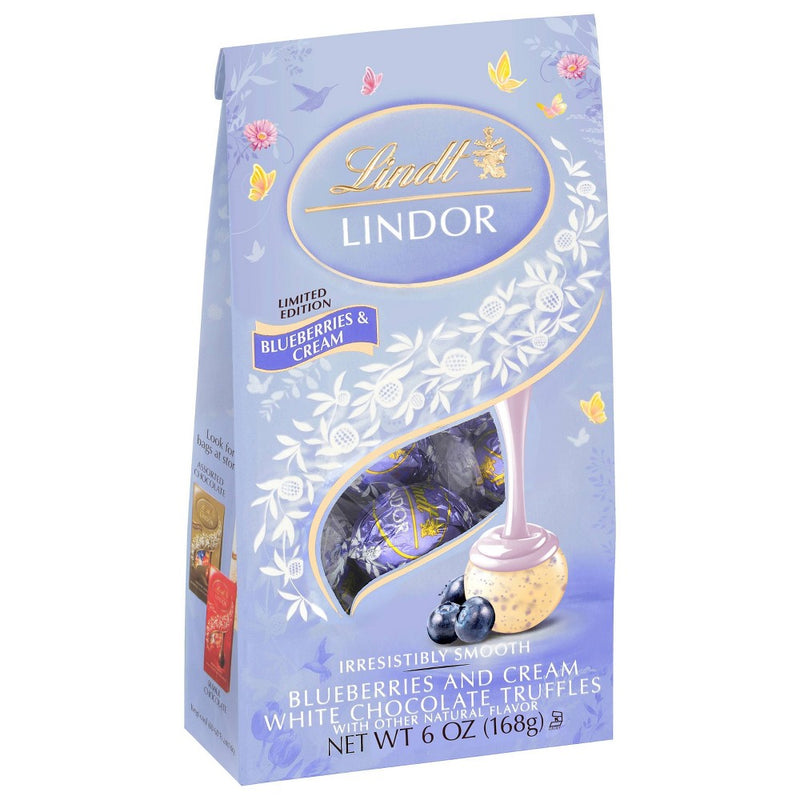 Lindt Lindor Easter Blueberries and Cream Bag - 6oz