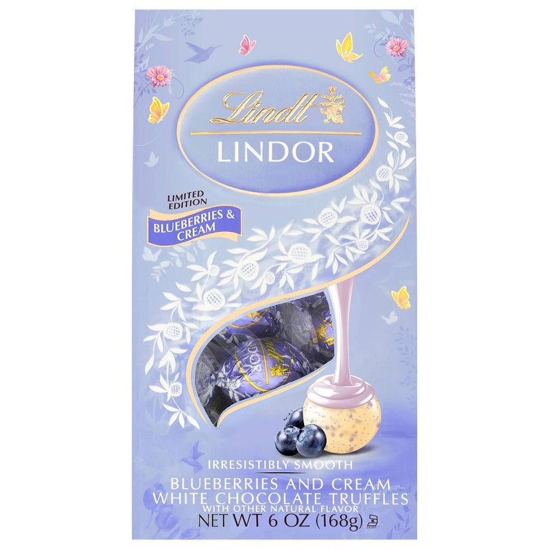Lindt Lindor Easter Blueberries and Cream Bag - 6oz