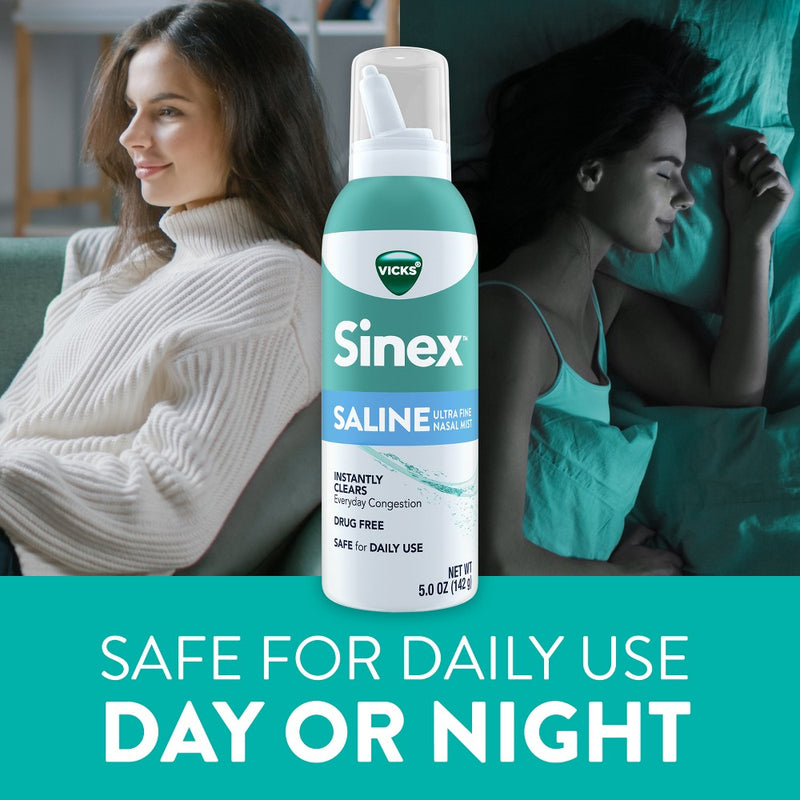 Vicks Sinex Saline Nasal Spray Ultra Fine Mist - 5oz