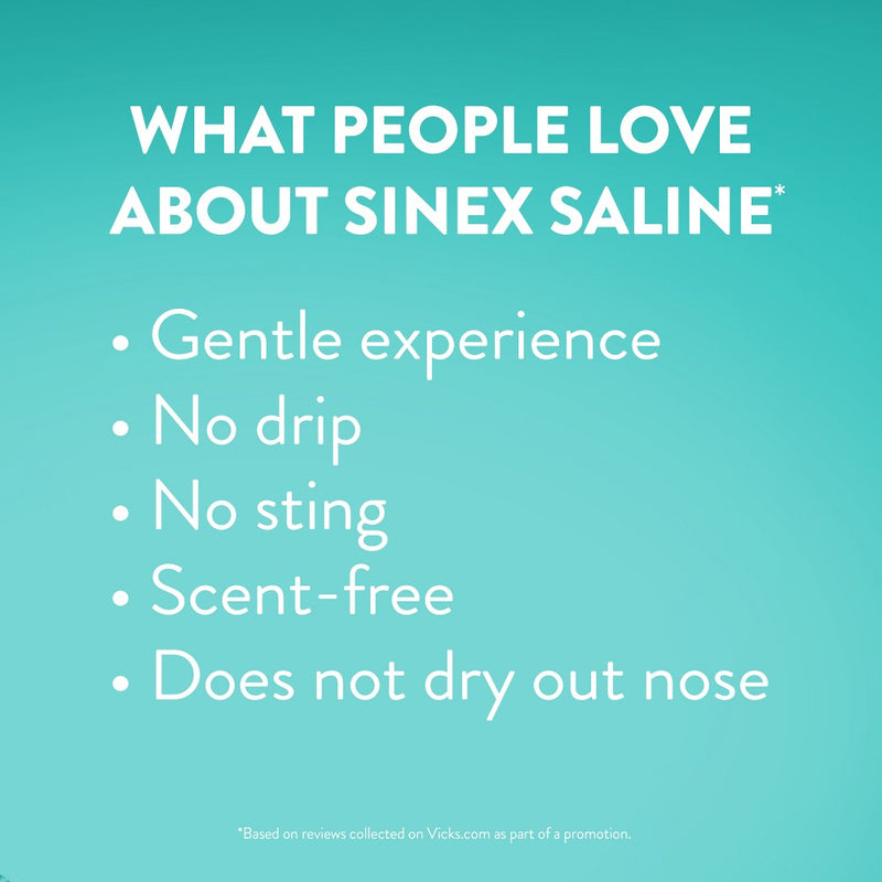 Vicks Sinex Saline Nasal Spray Ultra Fine Mist - 5oz