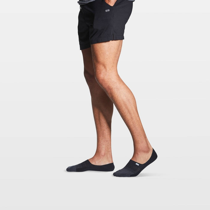 Pair of Thieves Men's Cushion No Show Socks 3pk - Black 6-12