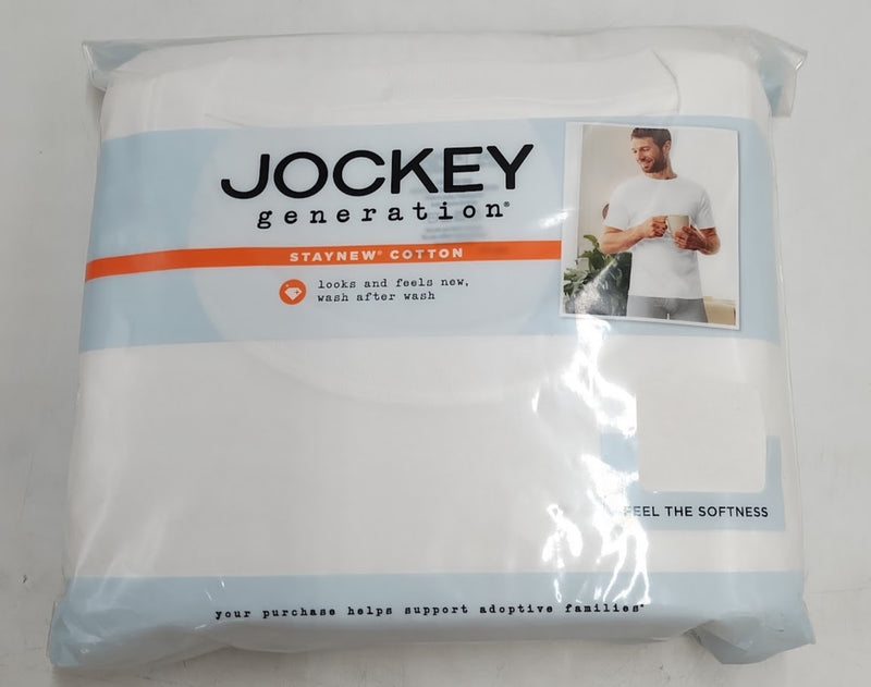 Jockey Generation Men's Stay New Cotton 3pk Crewneck T-Shirt XXL