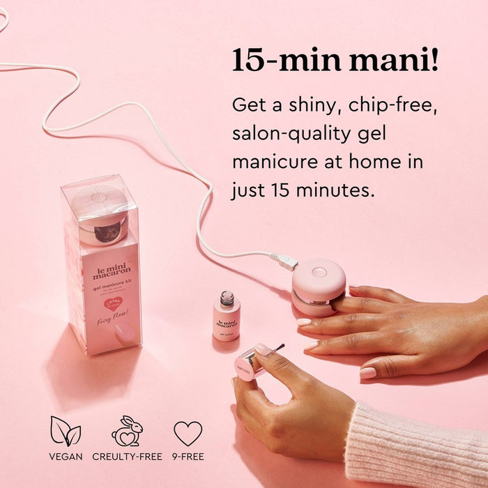 Le Mini Macaron Gel Nail Polish Kit - Licorice - 5ct